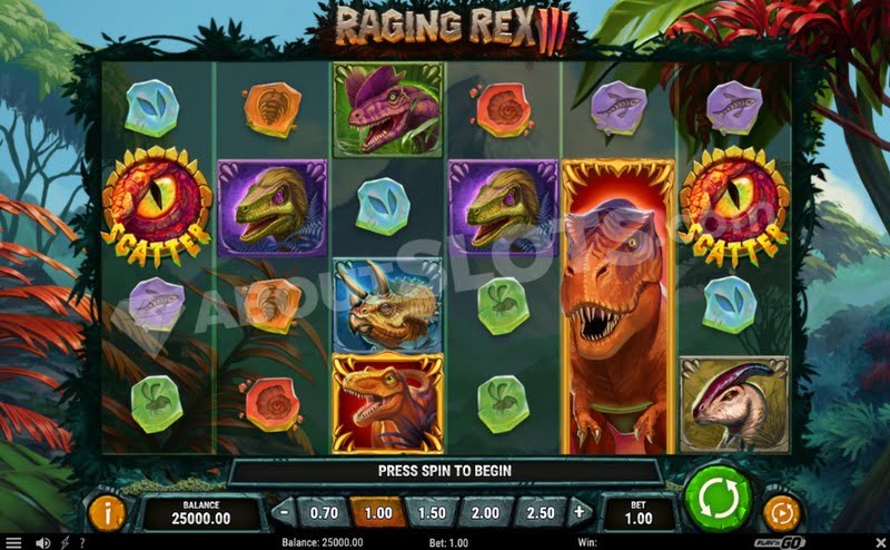 Dinosauri in Raging Rex 3